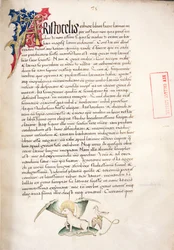 Page from Aristotle